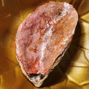 Hand-designed 🎨 oyster shell 🦪 dish | ring holder | decorative piece | gift 🎁